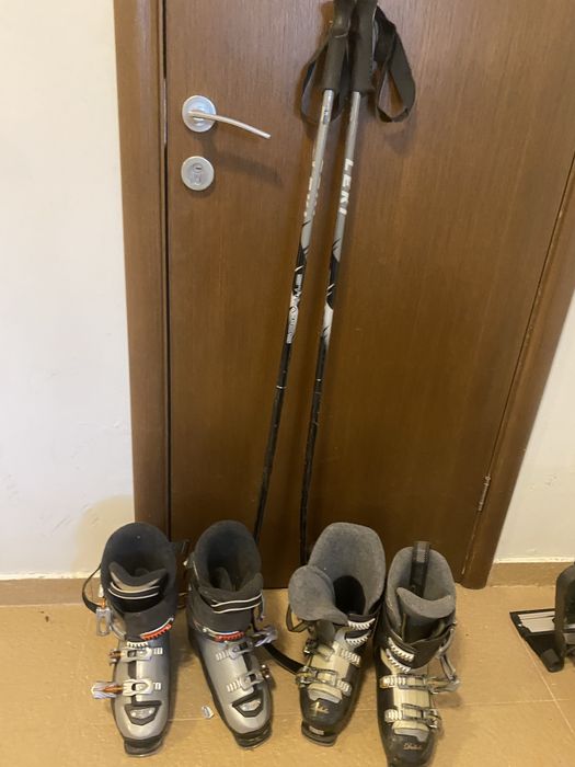 Ски ботуши и щеки