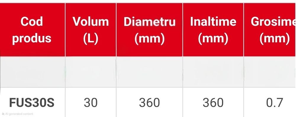 Bidon din inox alimentar Sansone model Europa 30L