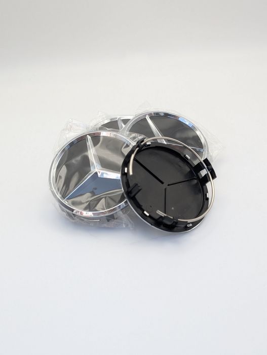 Set 4 capace roti 75 mm compatibil cu  janta Mercedes