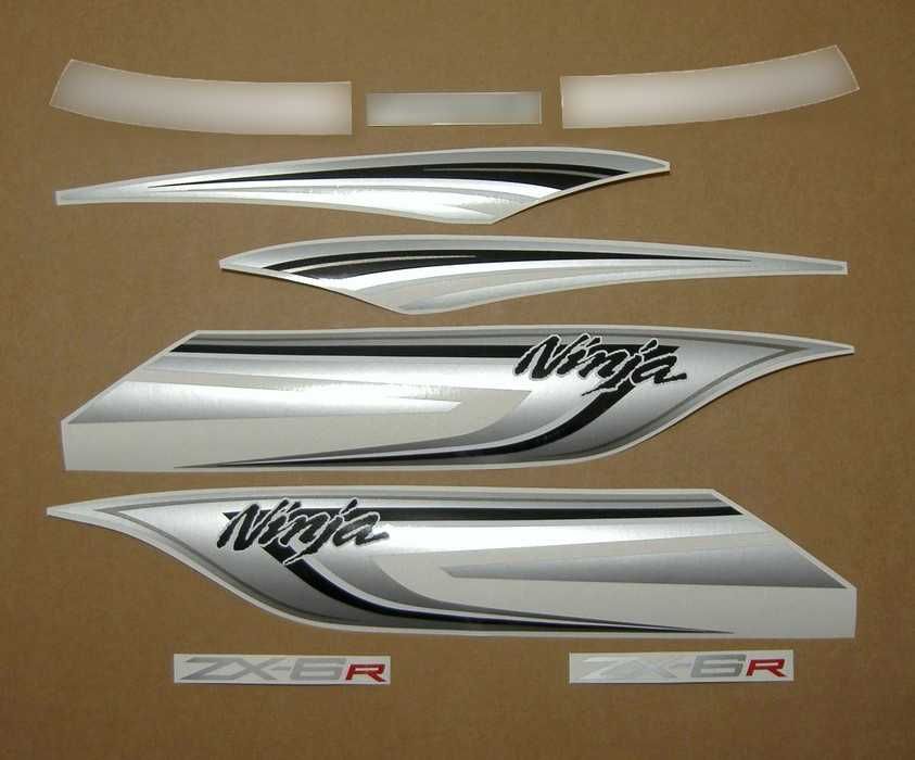 Стикери Kawasaki ZX-6R Ninja 2009-2012 кавазаки 636 зх6р лепенки zx6r