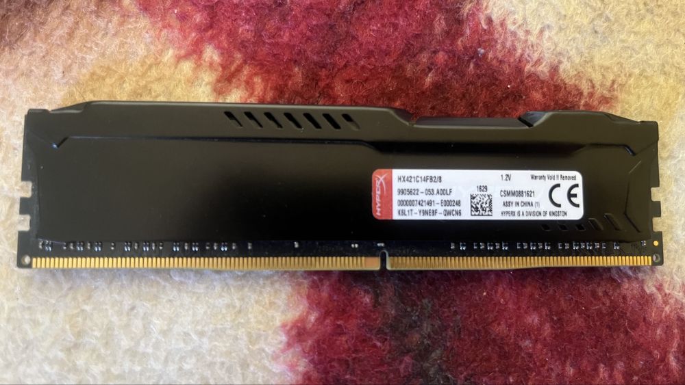 Placuta memorie rami HyperX ddr 4 8gb