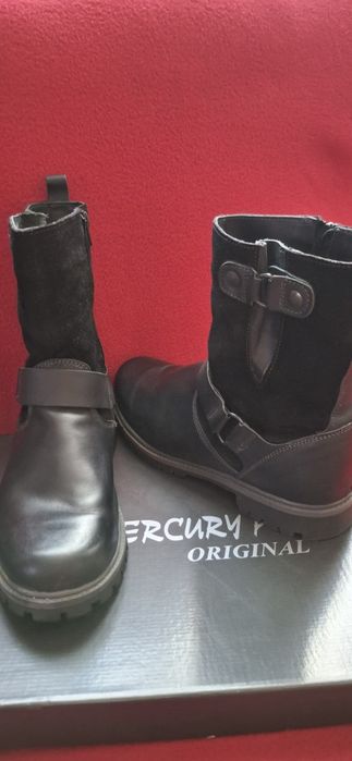 Мъжки ботуши -Mercyry P&P-естествена кожа