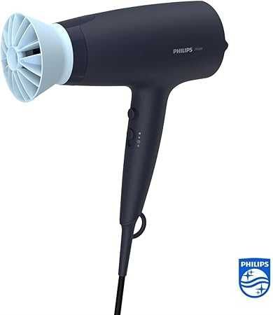 Сешоар Philips BHD360/20, 2100W, Аксесоар Thermo Protect, Йонна грижа