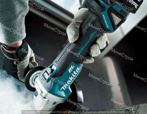 Акумулаторен ъглошлайф MAKITA 24V с 2 батерии 6.0Ah МАКИТА ФЛЕКС