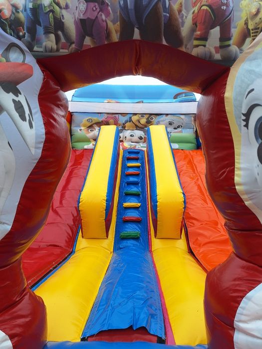 Topogan/Tobogan gonflabil mare, cu doua pante de coborâre. Nou!