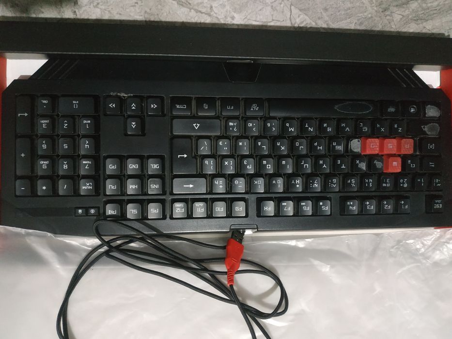 Клавиатура B 120 Water Resistant/Red Backlight