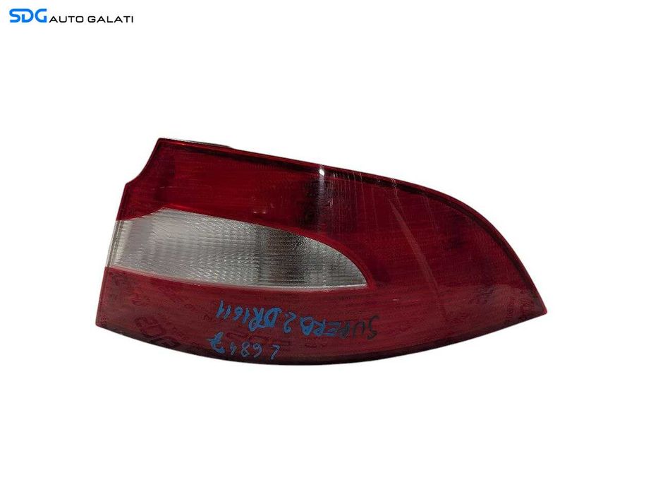 Stop Lampa Tripla Dreapta de pe Aripa Caroserie Skoda Superb 2 2008 - 2013 Cod 270502AH4 ZSB3T5945096 [L6847]