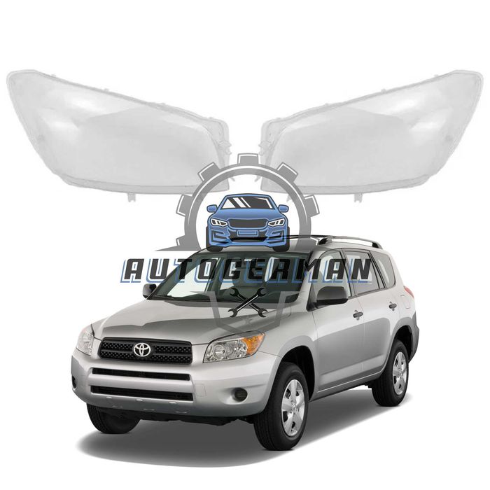 Капаци фарове Toyota RAV4 2005 2006 2007 стъкло фар крушки Toyota RAV4 xenon капак фар предни фарове оптика автомобилни фарове ляв десен фар Toyota