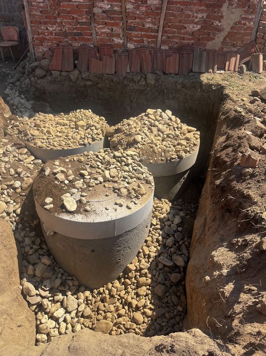 Услуги с багер Пазарджик изграждане  на септични ями