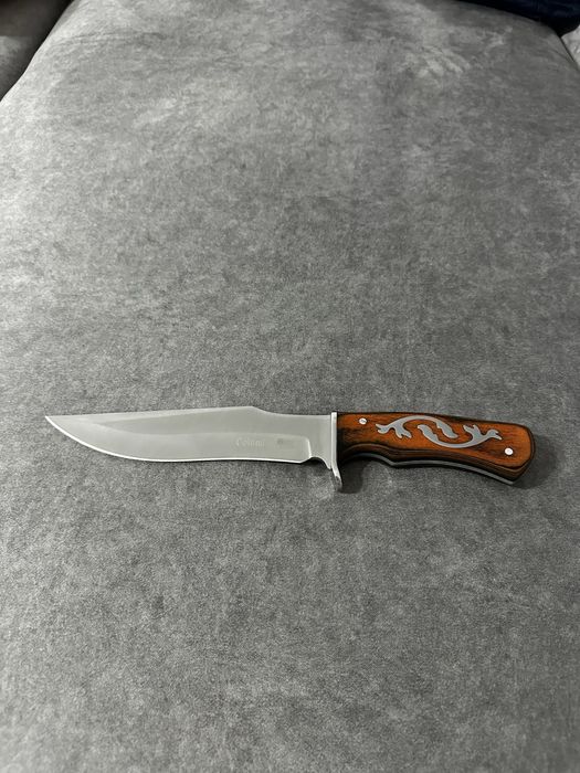 Cuțit Vânătoare Columbia - Design Clasic - Mâner Lemn