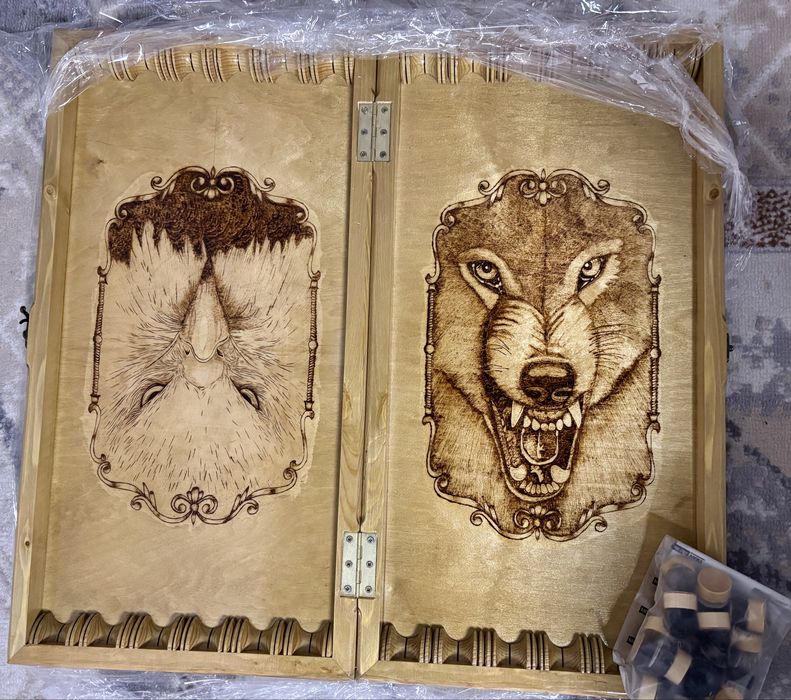 Нарды, корабль из дерева