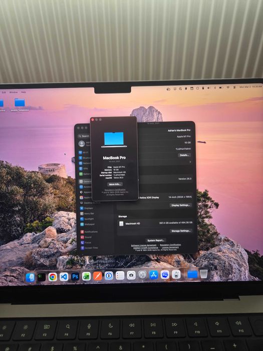 Macbook Pro 14" 2021 - M1 Pro 8-Core, 14-Core GPU