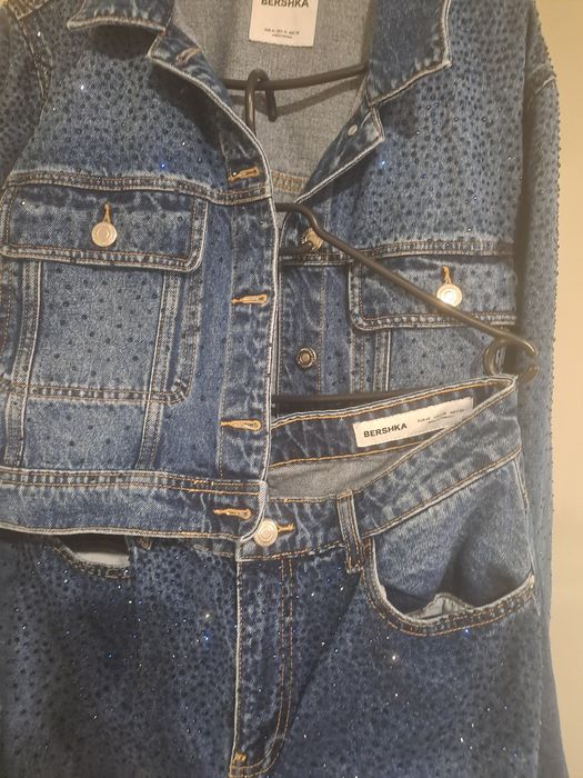 Дамски дънков сет Bershka