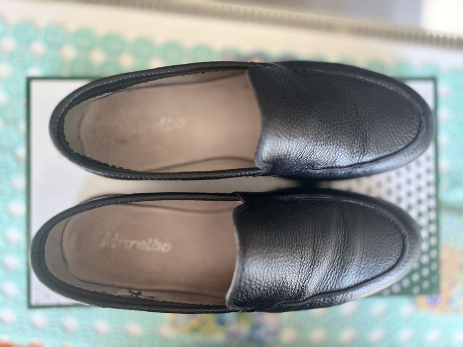 Mocasini bărbați Marelbo (Cod 980-1 Negru), Piele Naturală, Mărimea 41 - Ca Noi