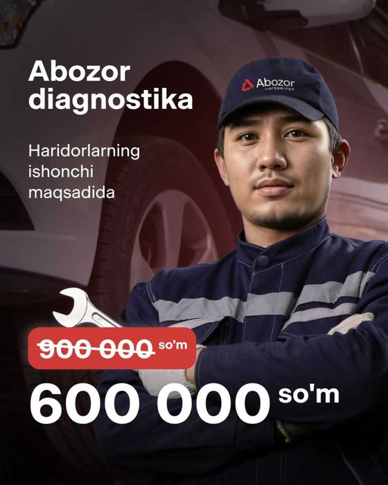 Abozor Diagnostika — avtoni to‘liq tekshiruv.