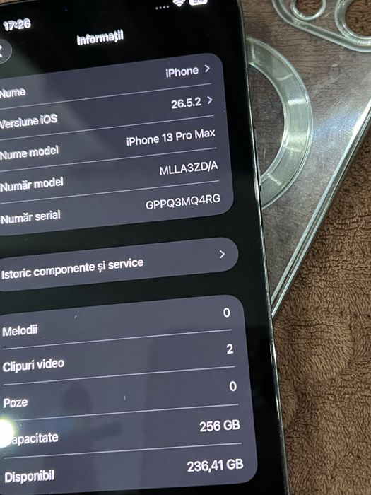 Iphone 13 Pro max 256 GB baterie 100% originală
