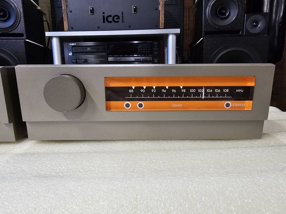 Quad 33 + Quad 303 + Quad FM3 – Класически британски Hi-Fi комплект, обслужен