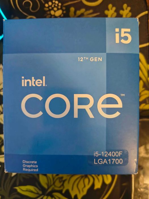 Procesor Intel Alder Lake, Core i5-12400F, in garantie (1.10.2027)