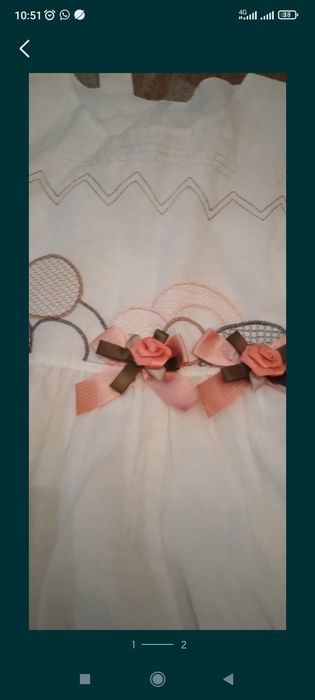 Платье для девочки белое