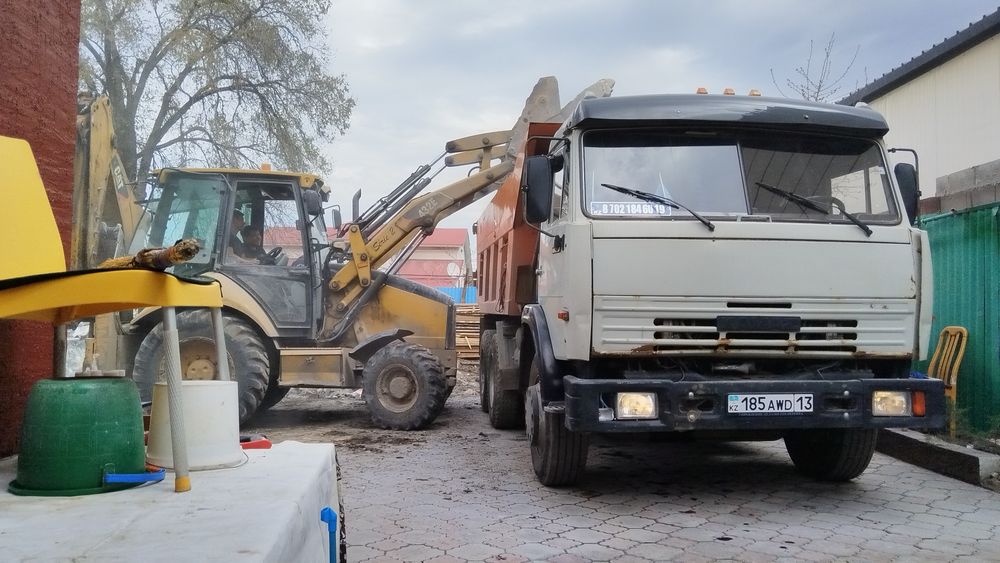 Вывоз мусора Камаз и зил