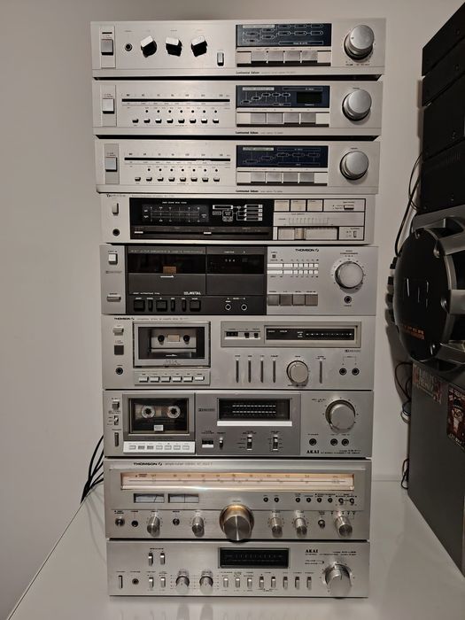 Amplificator, Stație, Deck Akai,Thomson Technics