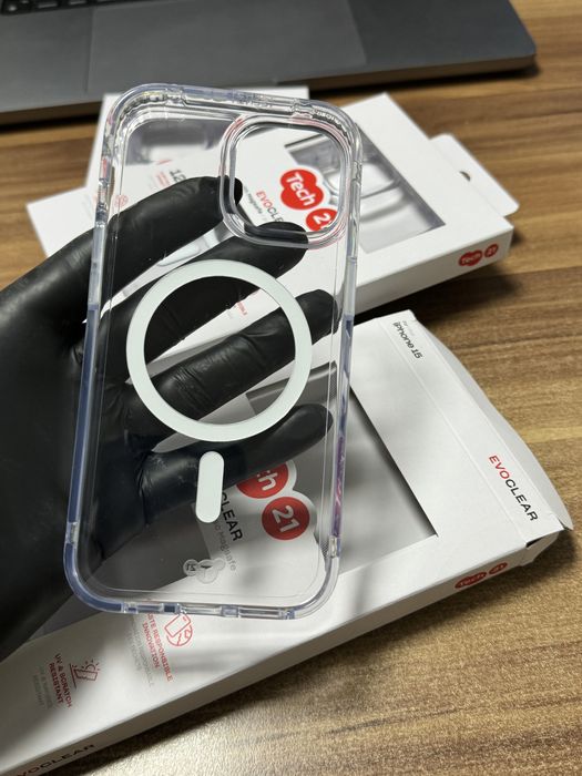 Husa iPhone 15 with Magsafe / Transparenta  / EvoClear / Noua |
