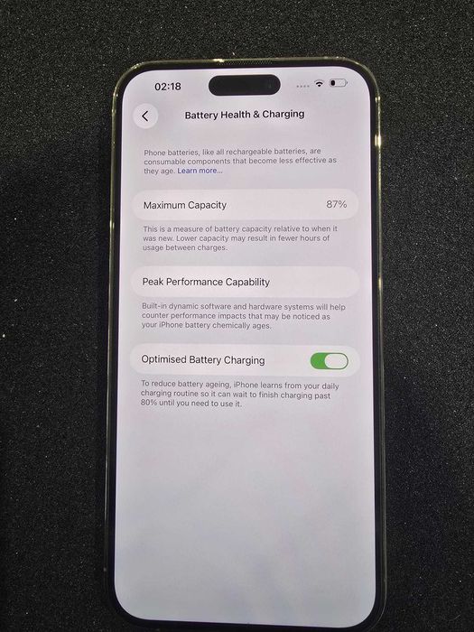 iPhone 14 Pro Max 256GB – 87% baterie, stare foarte bună