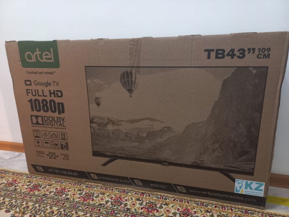 Телевизор новый Артел,  109см