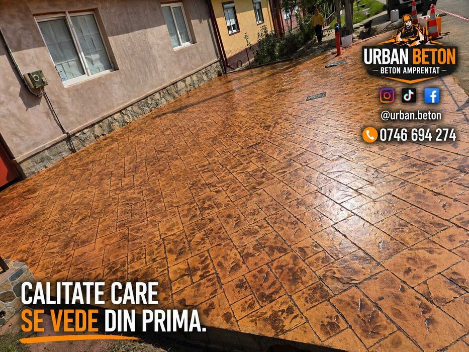 Urban Beton – Beton Amprentat Premium | Curți, Terase, Alei