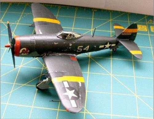 Сборная модель самолета P-47D «Тандерболт» (Hasegawa, 1:72)