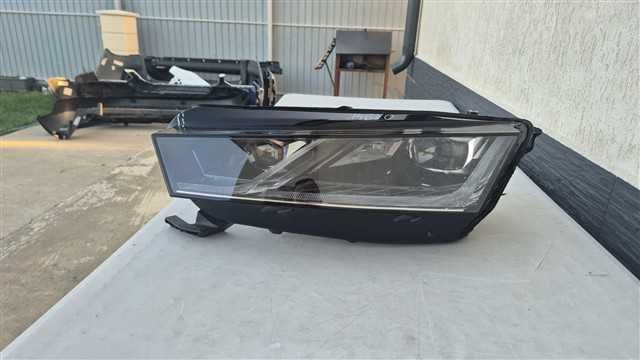 Bara fata Far stanga dreapta Full LED Scut Skoda Octavia 4 an 2019 2020 2021 2022 2023 2024 Originale - Factură și Garanție