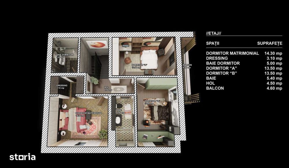 Duplex Floresti | Parc Poligon | zona de case | 120 mp utili + gradina