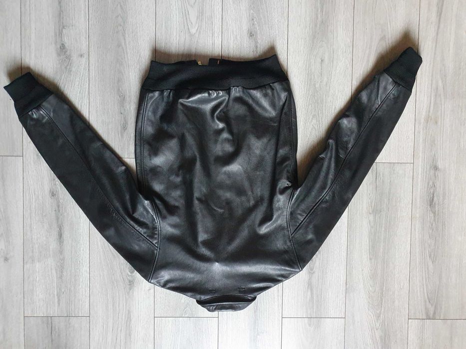 Geaca de piele bomber tip A-2 (Aviator) Made in USA - Marimea 36 (S)