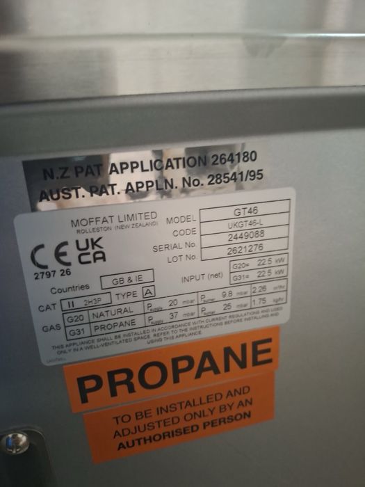 Професионален Газов Фритюрник Blue Seal GT46 Двоен 22,5 kW •Нов•
