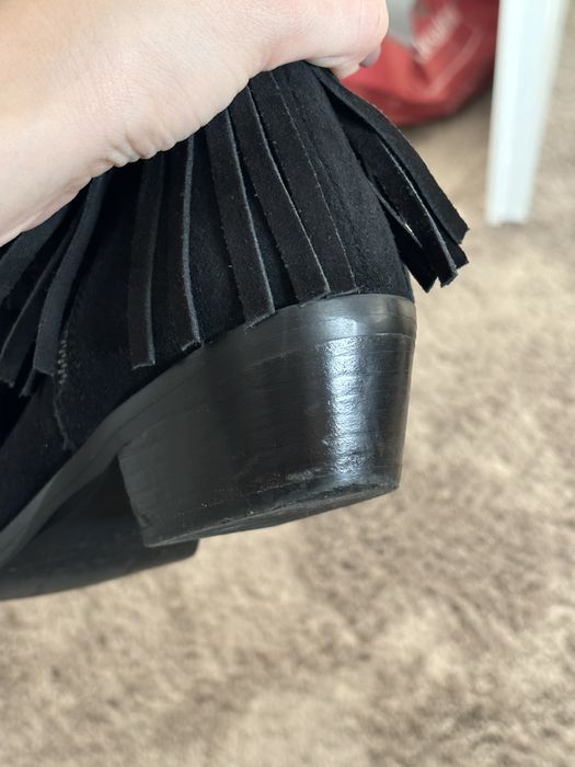 Borine cu franjuri, piele naturala 37