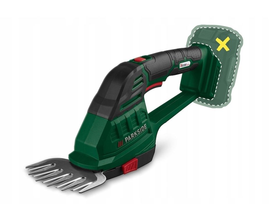 Foarfeca gazon trimmer frezat arbuști parkside