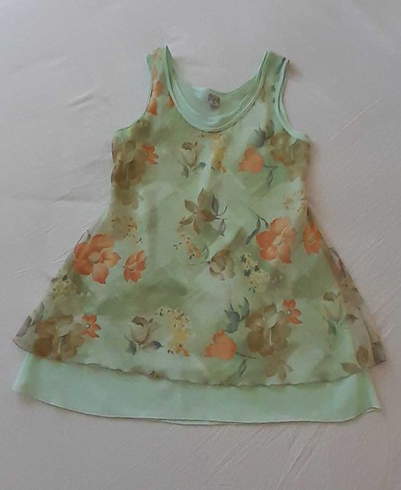 Лека лятна рокличка в цвят мента