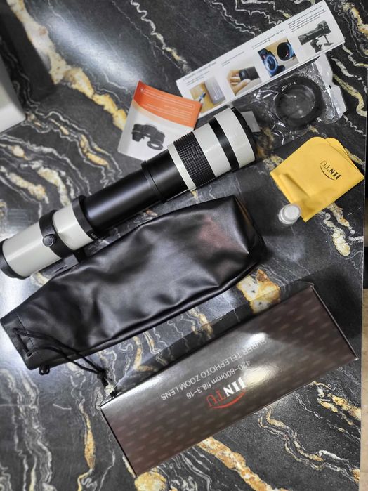 Super telefoto zoom linzalari (JIN TU) 420-800mm f/8.3-16 Platinum HD