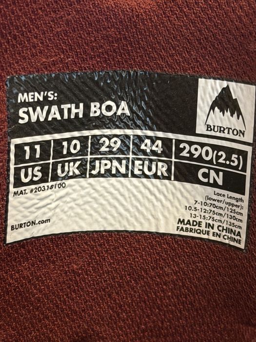 Boots Burton Swath Boa 44