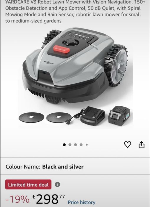 Robot de tuns gazon YardCare V3 cu navigatie inteligenta