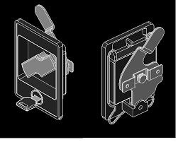 Замок для металлического шкафа