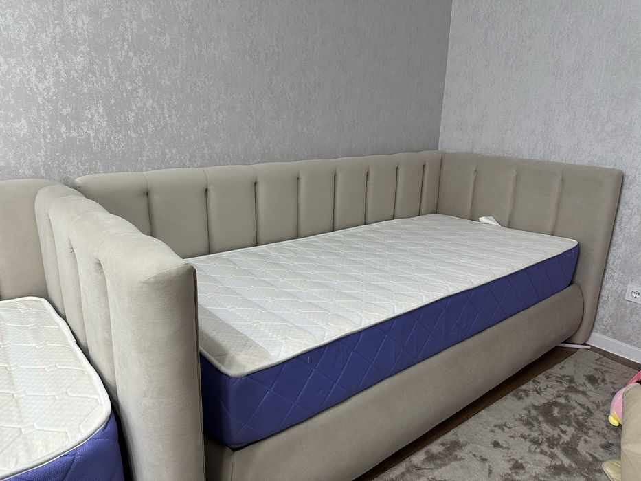 Кровать 90*200, беж