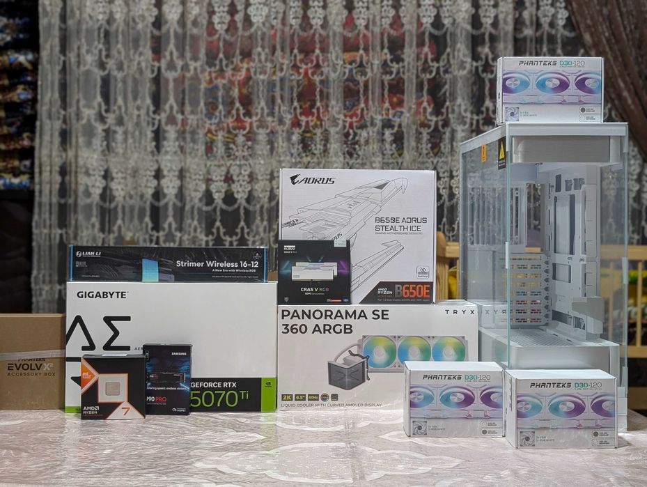 Топовая белая сборка в стиле минимализм-ПК 2025 PC