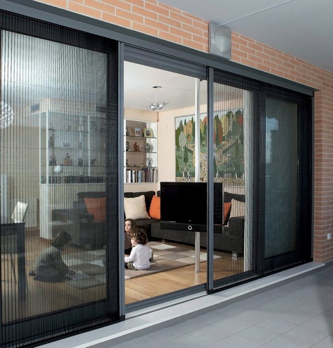 Москитная сетка на дверь! ПЛИССЕ (Раздвижные) Москитные сетки. Sinax