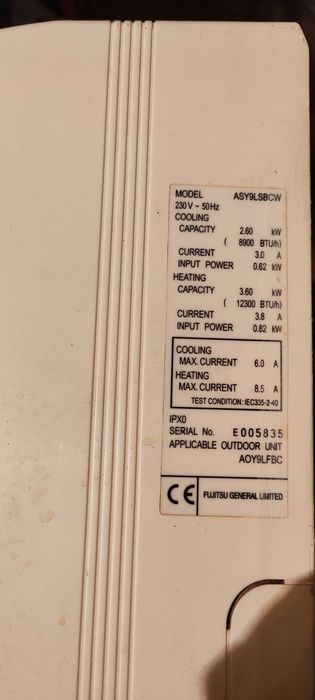 Климатици Fujitsu 9000 BTU - 2 бр.
