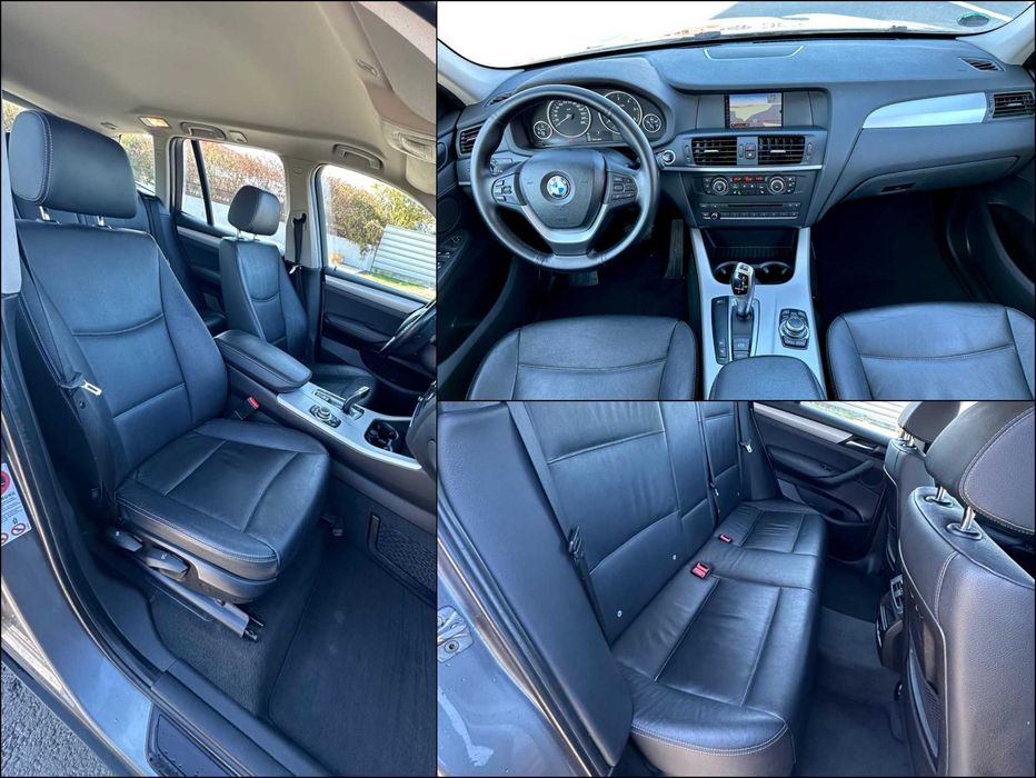 BMW X3 f25 20d xDrive navi piele senzori automat xenon Distributie schimbata, LED