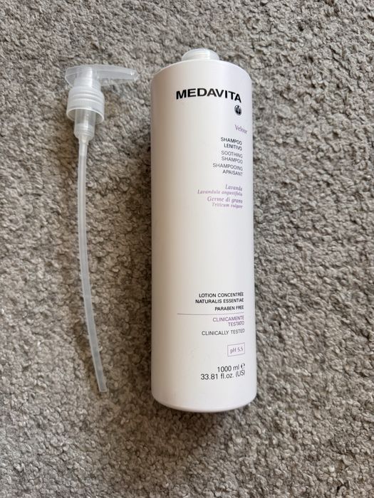 Sampon Medavita Velour, 1L, pompita, sigilat