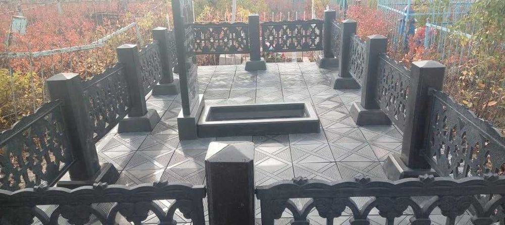 Оградка, плитка для памятника