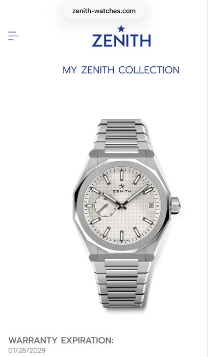 Zenith Defy Skyline 40 mm