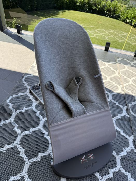 BabyBjörn Bouncer Bliss Grey Jersey | Balansoar ergonomic | Original